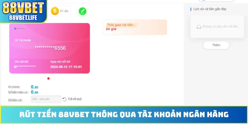Rút Tiền 88VBET - Hướng Dẫn Thao Tác Qua 2 Kênh An Toàn Nhất - ZO99.MOBI